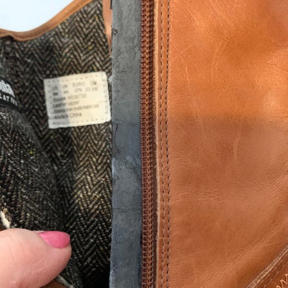 HUSH PUPPIES BROWN BOOTIES SIZE 6M - Picture 12 of 13